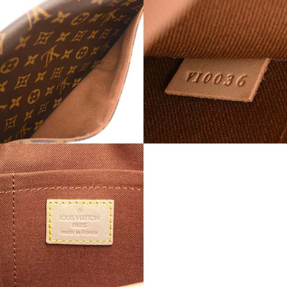 LOUIS VUITTON Authentic Brown Monogram Canvas Shoulder Bag - Picture 11 of 11